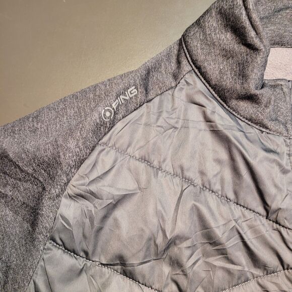 Ping Sensor Warm Full Zip Stretch Puffer Alabama Roll Tide Jacket Gray XL EUC - Picture 2 of 9